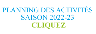 Planning des activités Sport Pour Tous Quimper